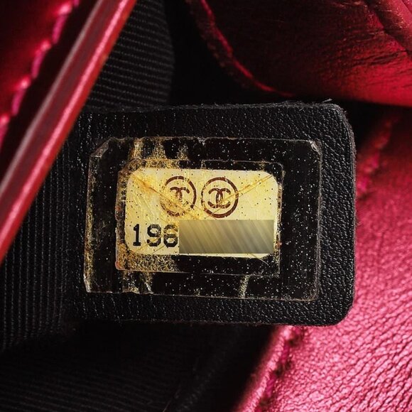 Chanel Pink Quilted Patent Leather Small Boy Bag - Picture 10 of 11